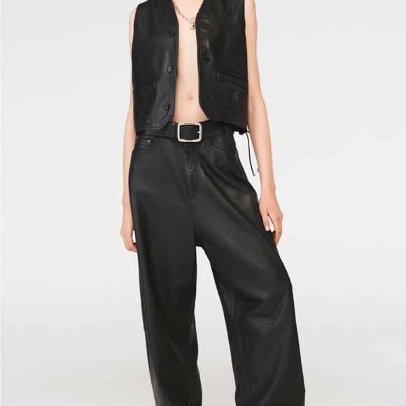 Zara Leather Vest Steven Meisel - Picture 9 of 11